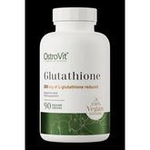 OstroVit Glutathione supplement bottle with 90 vegan capsules for balanced nutrition